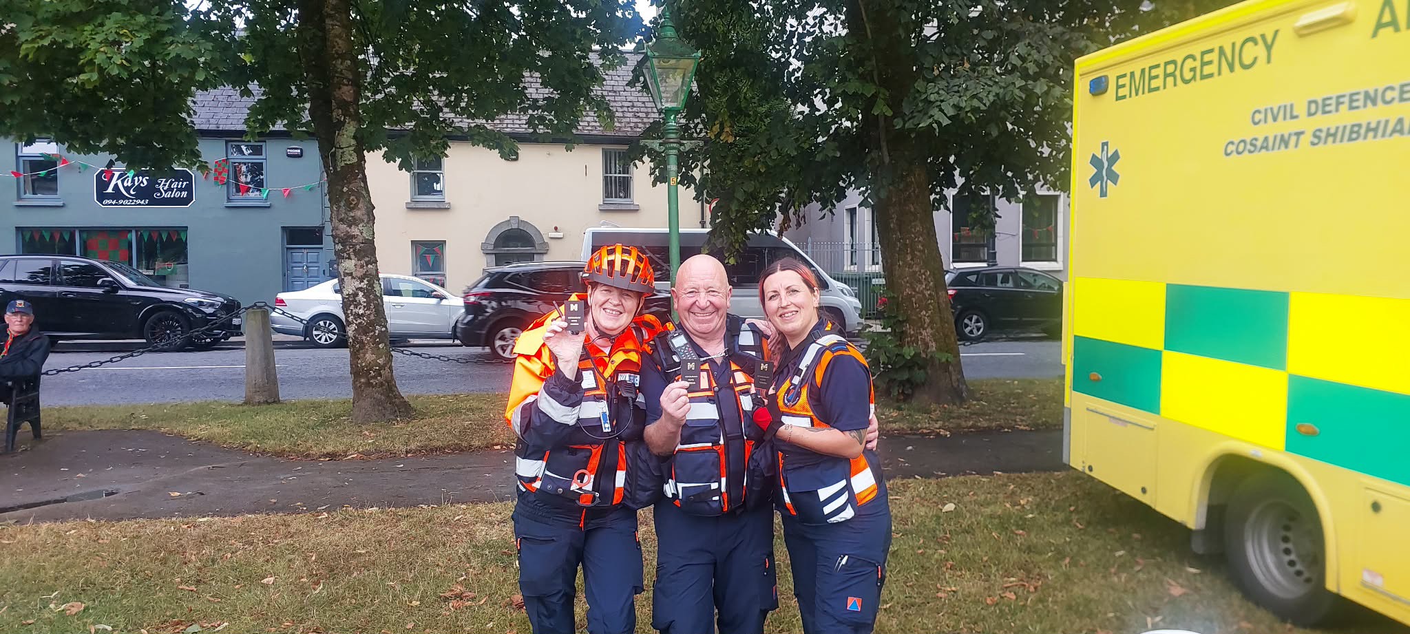 Offaly Civil Defence Support Mayo Homecoming