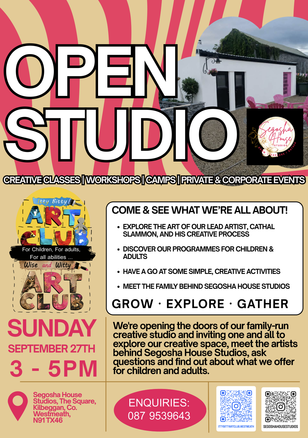Kilbeggan art studio invites community to open studio day