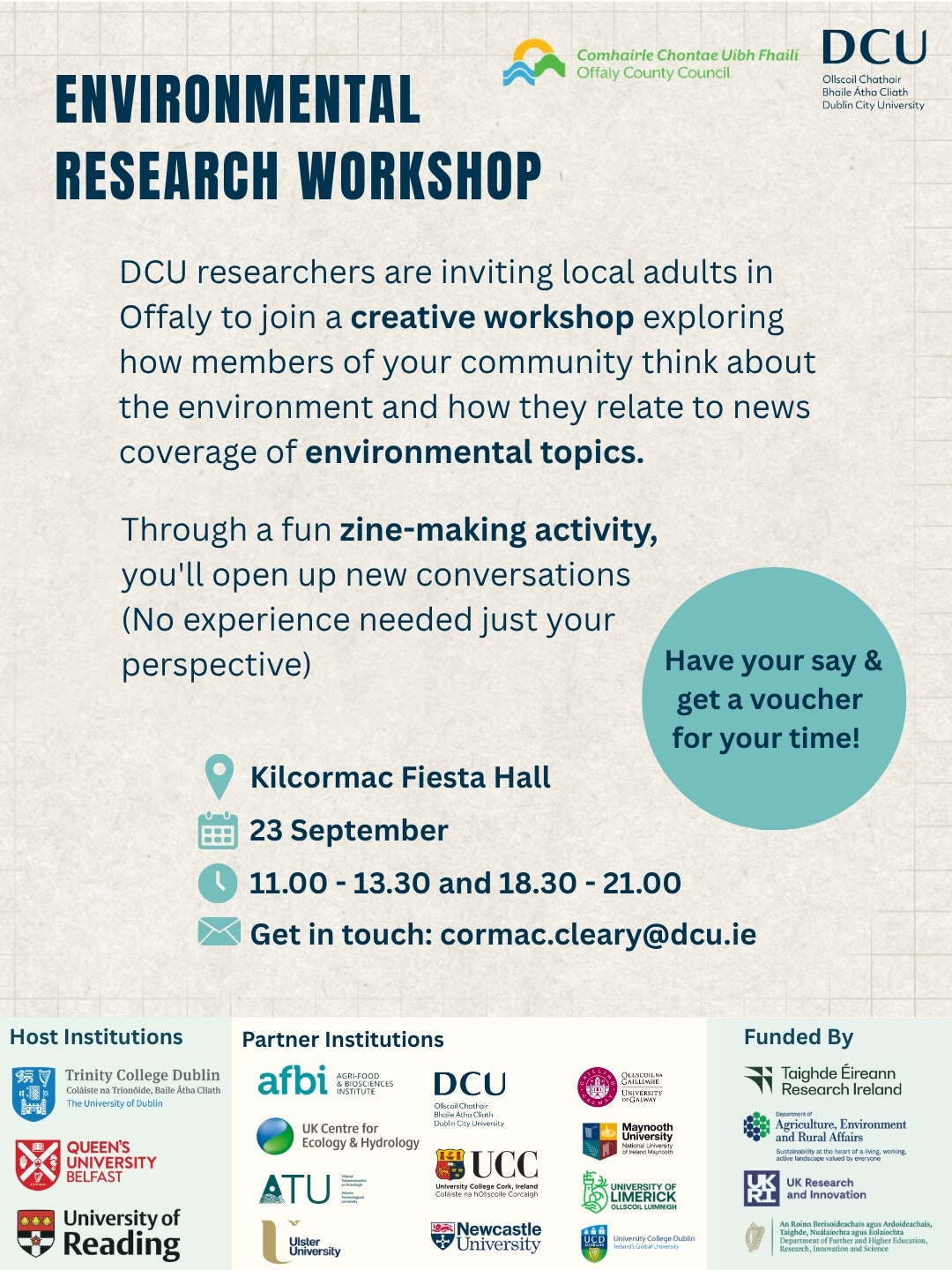 Crafting workshops to take place in Kilcormac as part of DCU research project